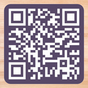 Pegatina Cuadrada Crea el Código QR de la Dirección de tu Sitio Web