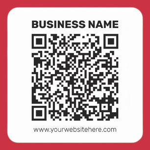 Pegatina Cuadrada Crea instantáneamente un código QR para cualquier