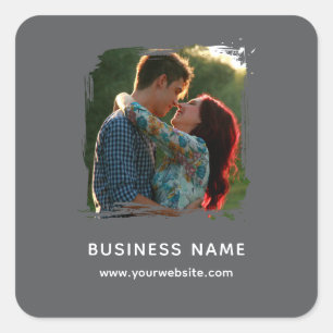 Pegatina Cuadrada Crea tu propio diseño personalizado, tu FOTO y TEX