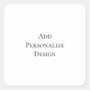 Pegatina Cuadrada Crea tu propio personalizado 