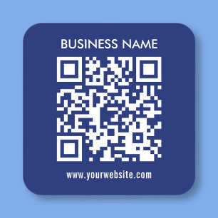 Pegatina Cuadrada Crea un código QR al instante Diseño simple modern