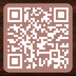 Pegatina Cuadrada Crear código QR personalizado con óxido de cobre p