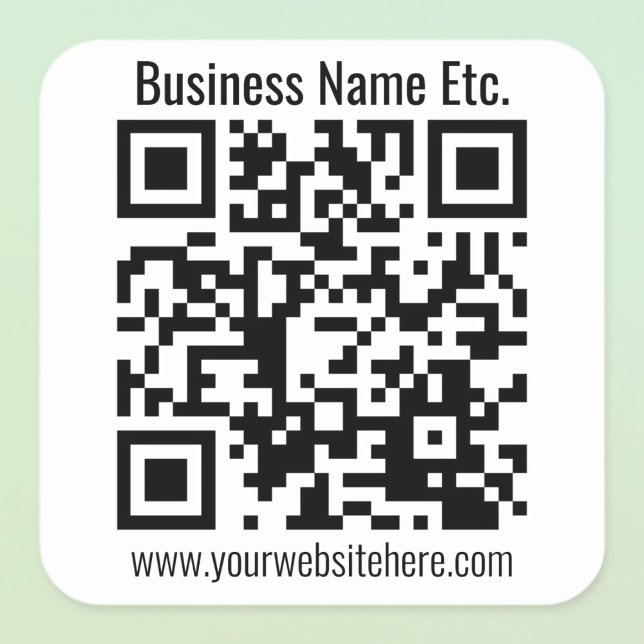 Pegatina Cuadrada CREAR INSTANTÁNEAMENTE código QR ESCANEABLE (Subido por el creador)