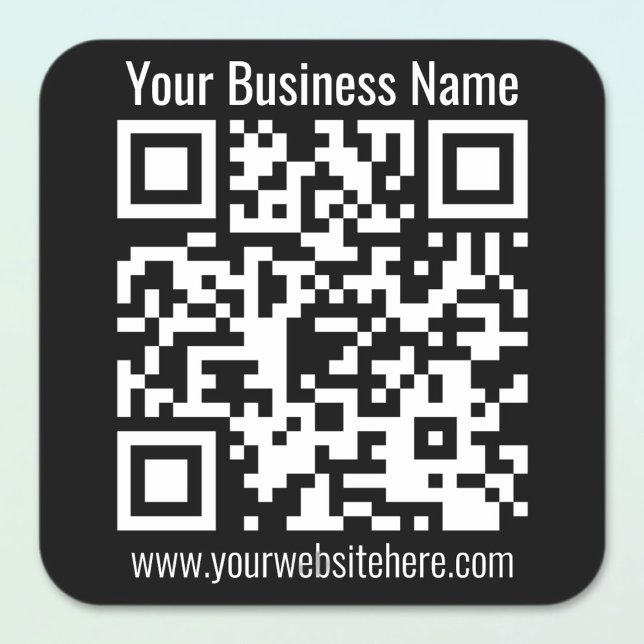 Pegatina Cuadrada CREAR INSTANTÁNEAMENTE código QR ESCANEABLE (Subido por el creador)