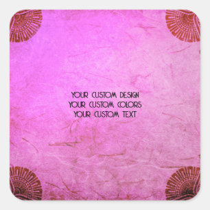 Pegatina Cuadrada Crear su propio Personalizado personalizado