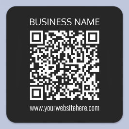 Pegatina Cuadrada Crear un código QR instantáneamente con la direcci