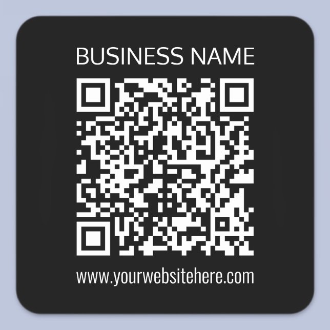 Pegatina Cuadrada Crear un código QR instantáneamente con la direcci (Subido por el creador)