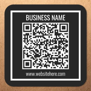 Pegatina Cuadrada Crear un código QR moderno instantáneamente