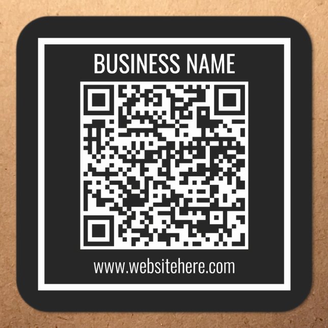 Pegatina Cuadrada Crear un código QR moderno instantáneamente (Subido por el creador)