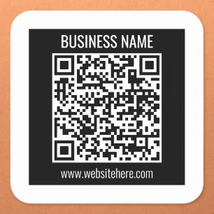 Pegatina Cuadrada Crear un código QR moderno instantáneamente