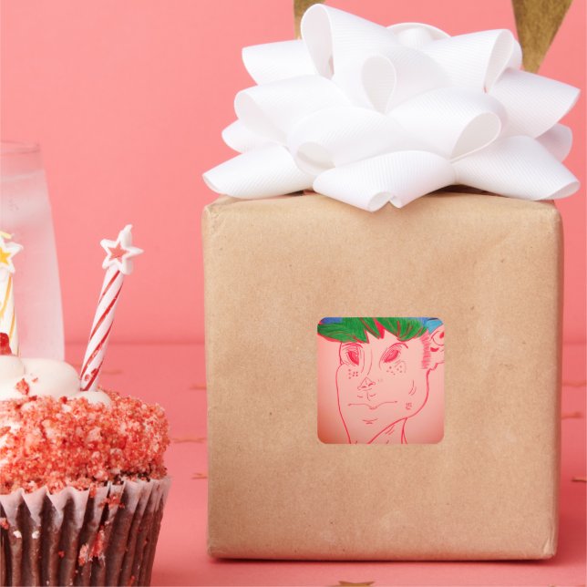 Pegatina Cuadrada Creature Features Animation Square Stickers (Fiesta)