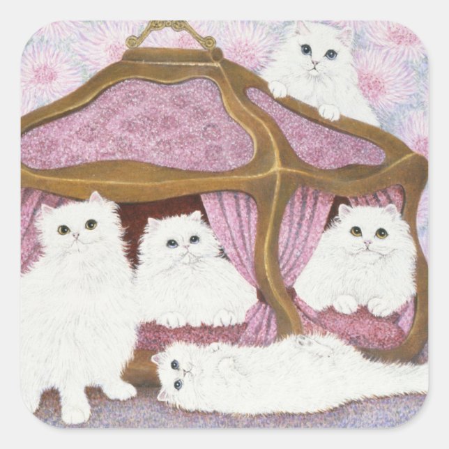 Pegatina Cuadrada Creme de la creme (Anverso)