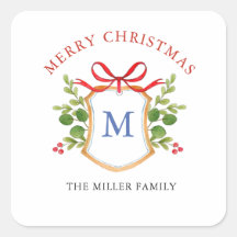 Crestón de monograma con vegetación Fiestas