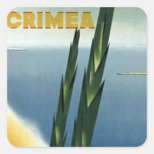 Pegatina Cuadrada Crimea