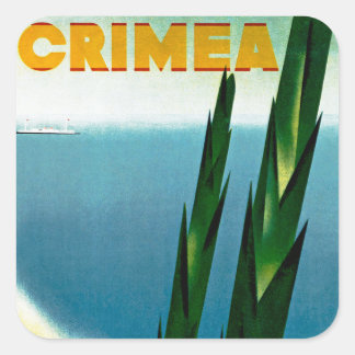 Pegatina Cuadrada Crimea