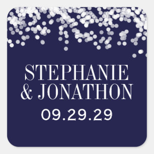 Pegatina Cuadrada Crisantemo floral vintage gris y melocotón