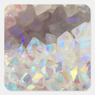 Pegatina Cuadrada Cristales de Aura Irlandeses