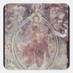 Pegatina Cuadrada Cristo Pantocrator, del apse