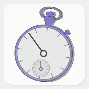 Pegatina Cuadrada Crono