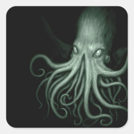 Pegatina Cuadrada cthulhu
