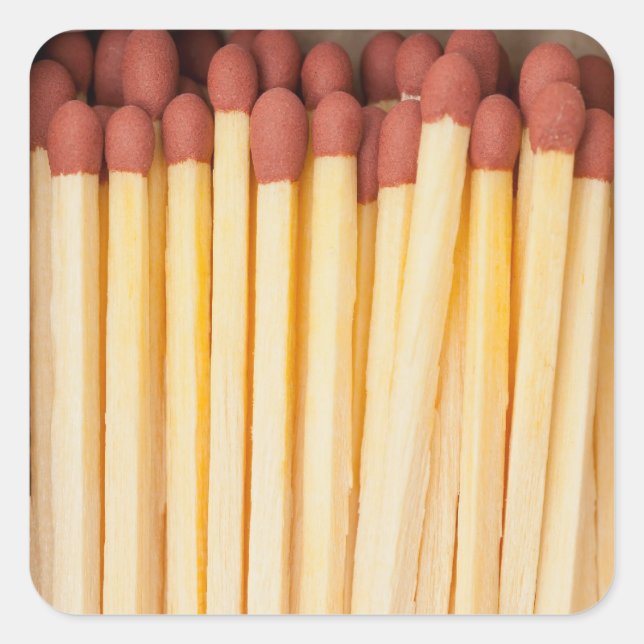 Pegatina Cuadrada Cuadro de correspondencia (Anverso)