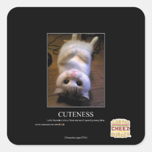 Pegatina Cuadrada Cualidad