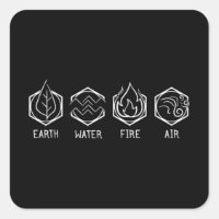 Cuatro elementos de la naturaleza diseñan el fuego