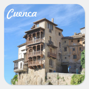Pegatina Cuadrada Cuenca (España)
