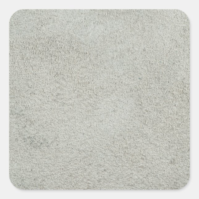 Pegatina Cuadrada Cuero blanco (Anverso)