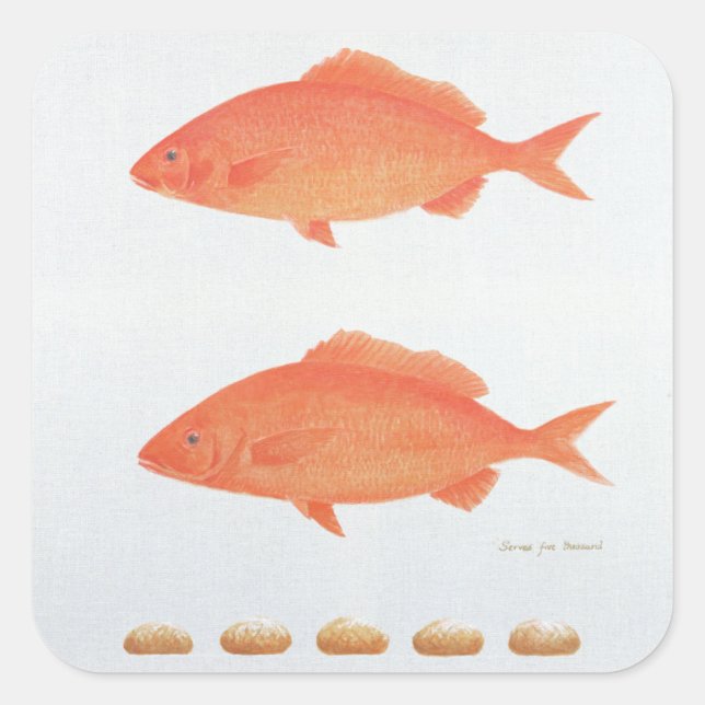 Pegatina Cuadrada Cumple Cinco Mil 2005 (Anverso)