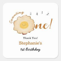 Cumpleaños 1º Huevo Frito Adorable