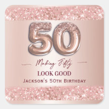 Cumpleaños 50 Haciendo que 50 se Vea Bien Rosa Dor