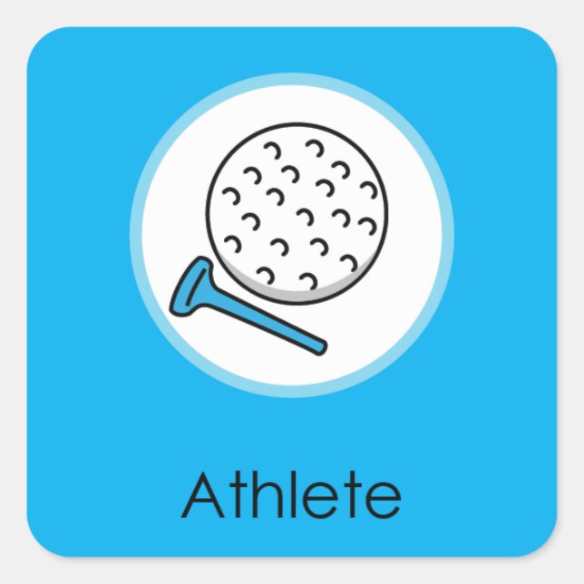 Pegatina Cuadrada Cumpleaños coreano de la atleta Doljabi Doljanchi  (Anverso)