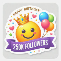 Cumpleaños de 250K Seguidores