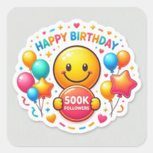 Cumpleaños de 500K Seguidores
