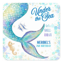 Cumpleaños de Sirena Bajo el Mar