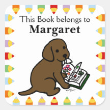 Curioso cachorro de chocolate labrador