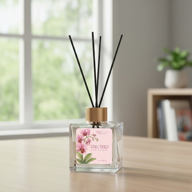 Pegatina Cuadrada Custom Business Sticker for Orchid Reed Diffuser (Subido por el creador)