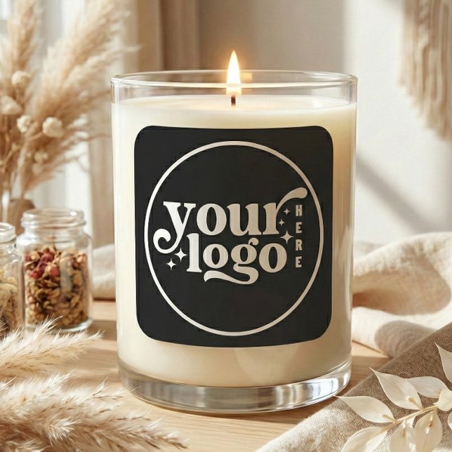 Pegatina Cuadrada Custom Company Business Your Logo Here (Custom Company Business Your Logo Here Square Sticker)