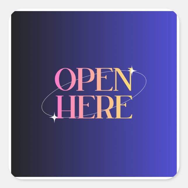 Pegatina Cuadrada Cute Cat Astronaut Sticker – Kawaii Space Cat Viny (Anverso)