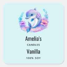 Cute Dolphin Sea Creature Candle Business