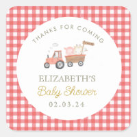 Cute Farm Animal Barnyard Baby Shower