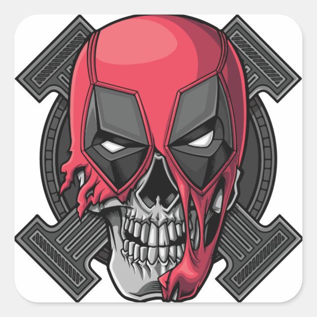 Pegatina Cuadrada Cute Happy Halloween Stikers (Anverso)