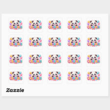 Cute Kawaii Felicidades Panda Nombre Pastel Rosa G