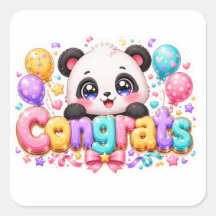 Cute Kawaii Felicidades Panda Nombre Pastel Rosa G