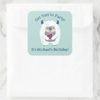 Cute Kids Yeti Birthday