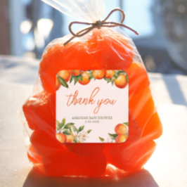 Pegatina Cuadrada Cutie Personalizada Gracias