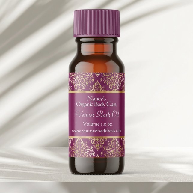 Pegatina Cuadrada Dámaso de Borgoña y Relieve metalizado dorado marc (Subido por el creador)