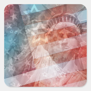 Pegatina Cuadrada Dame libertad