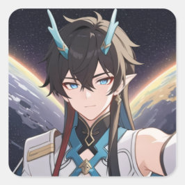 Pegatina Cuadrada Dan Heng HSR